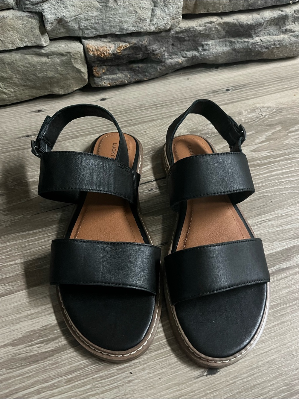 NWOT Lucky sandals/7.5 - Picture 2 of 4